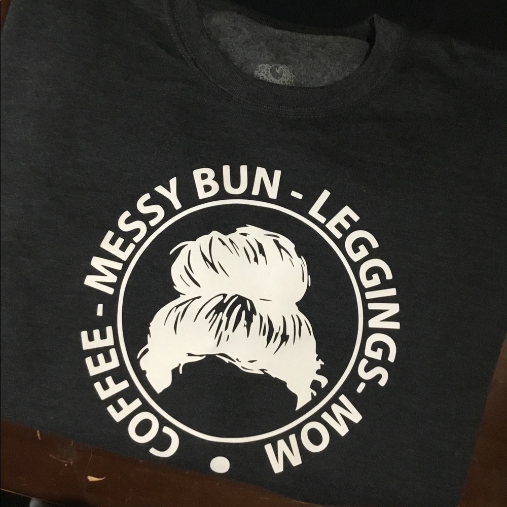 Leggings and coffee mom